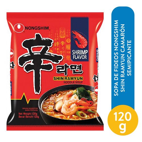 Nongshim Ramyun Sopa Marisco Sobre 120gr