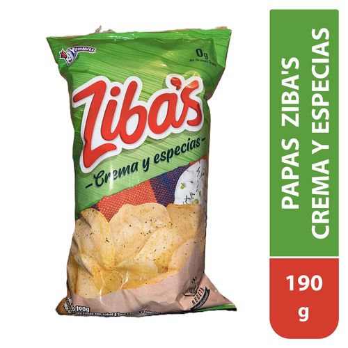 Zibas Papa Cremas Y Especies 190 G
