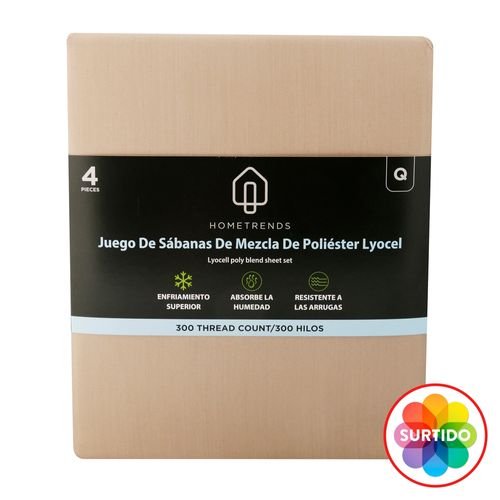 Ht Set De Sabanas Queen De 300 H Cocoa