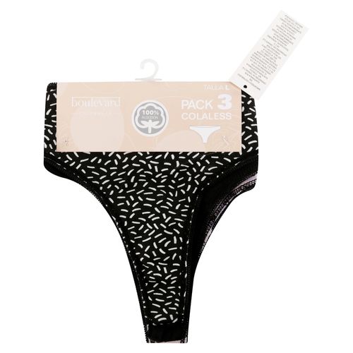 3Pk Tanga Liso Boulevard S A Xl
