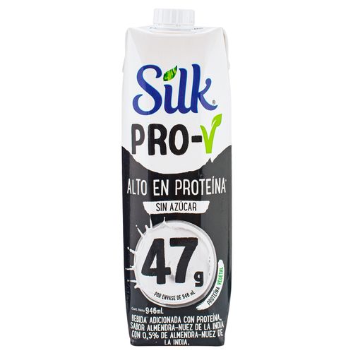 Bebida Silk Almendra Sin Azucar Proteina - 946 ml