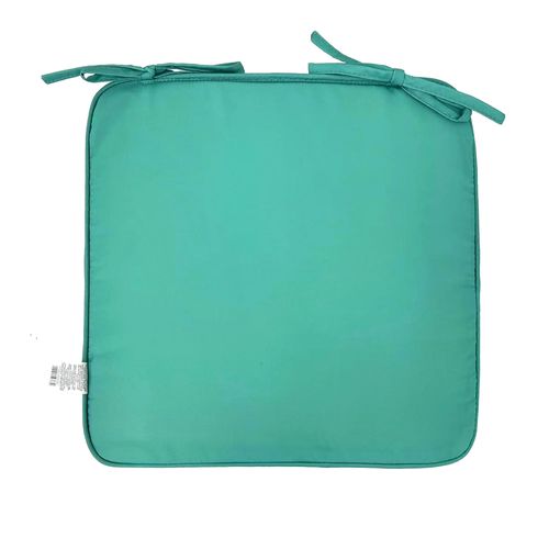 Cojín Mainstays para asiento color turquesa