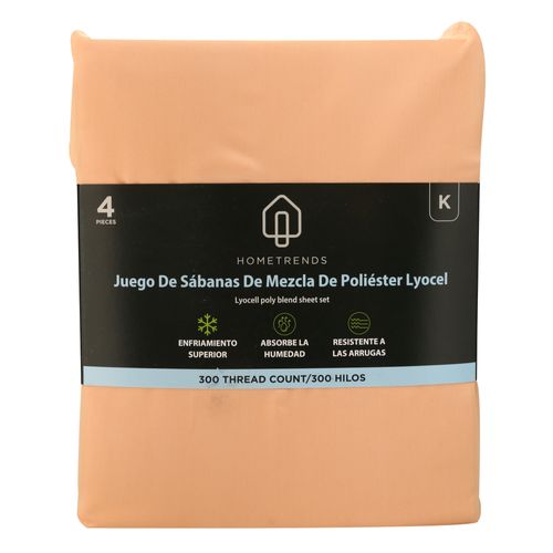 Ht Set De Sabanas King De 300 H Peach