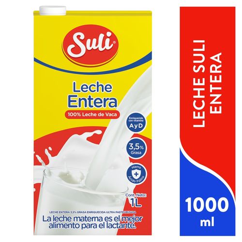 Leche Suli entera pasteurizada y homogenizada - 1 L