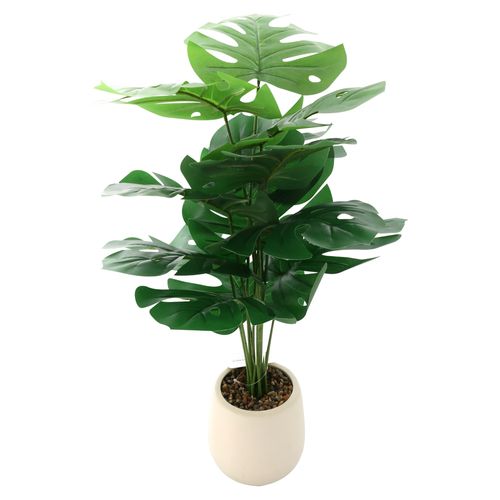Ms Planta Artificial Maceta Blanca 60Cm