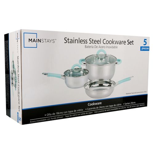 Juego Utensilios Cocina 5Pzs Acero
