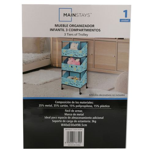 Carrito Organizador Infantil 2 Compartim