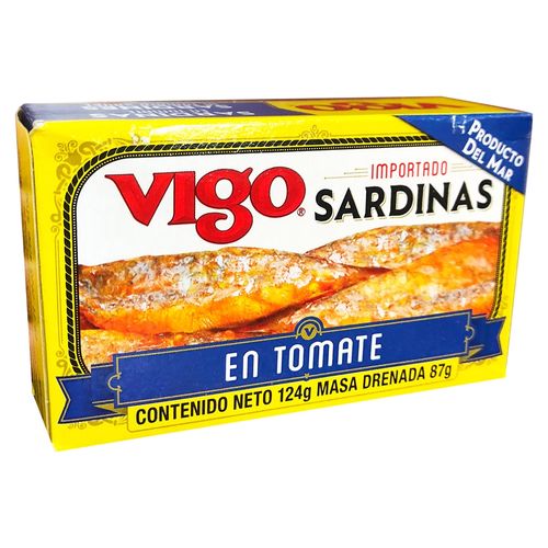 Sardinas Vigo en tomate - 124 g