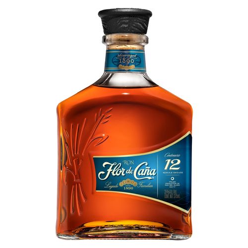Ron Flor De Caña Centenario De 12 Años -375ml