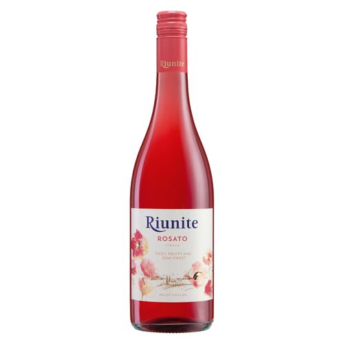 Vino Riunite rosado botella frutal semi dulce  - 750 ml