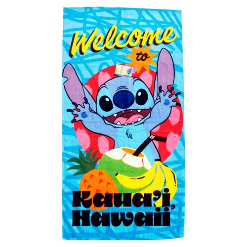 Toalla de Baño Mainstays Stitch Welcome to Hawaii
