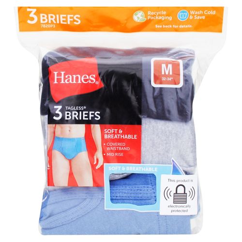 P3 Calzoncillo Hanes Elastico Cubiert S 431