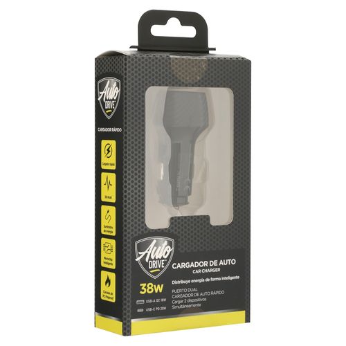 Cargador Para Auto Max 38w