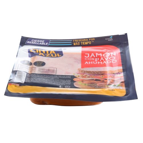 Jamón De Pavo Cintua Azul Light Ahumado - 250gr