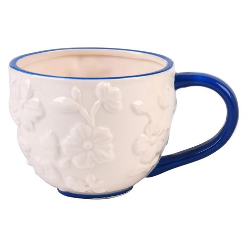Ms Taza De Ceramica Embosada 3D 15Onz