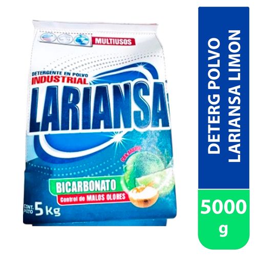 Detergente Lariansa en polvo limón - 5000 g