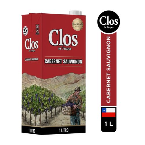 Vino Tinto Clos De Pirque Cabernet Sauvignon - 1000ml
