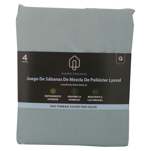 Set de sábanas Home Trends queen verde - 4 Pzas