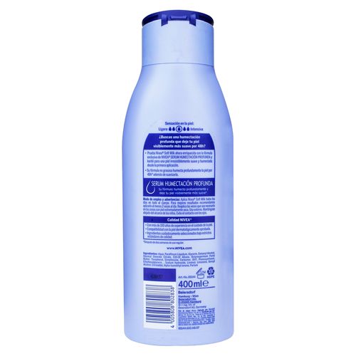 Crema Corporal Nivea humectante Soft Milk -400 ml