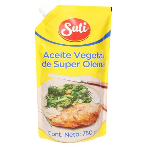 Aceite Suli Vegetal Bolsa 750 Ml