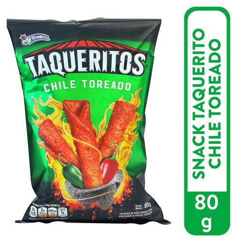 Snack Yummies taqueritos chile toreado - 180 g