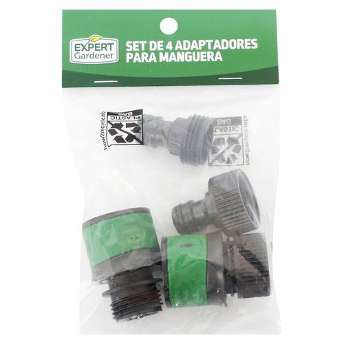 Eg Set De 4 Adaptadores Para Manguera