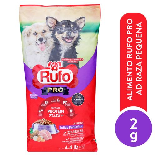 Alim Perro Rufo Pro Talla Peq 2000gr