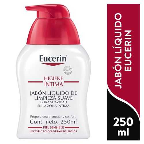 Jabón Líquido Eucerin De Limpieza Suave Zona Íntima - 250ml