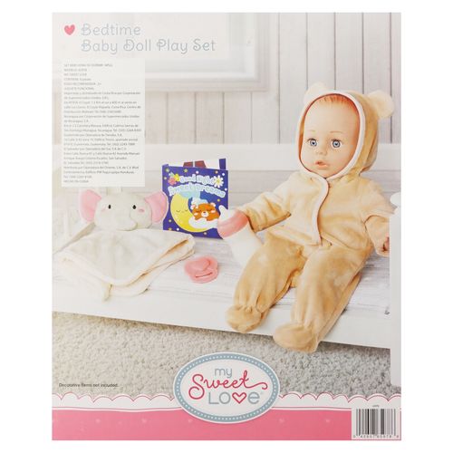 Msl 14in Sleep Time Baby Doll Playset