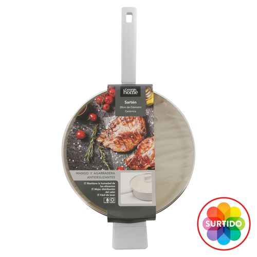 Sarten Bajo Con Tapa 28 Cm George Home