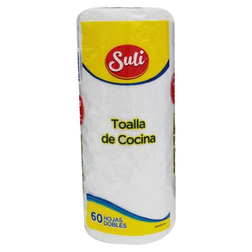 Toalla De Papel Suli Blanca 60 Hojas - 1Rollo