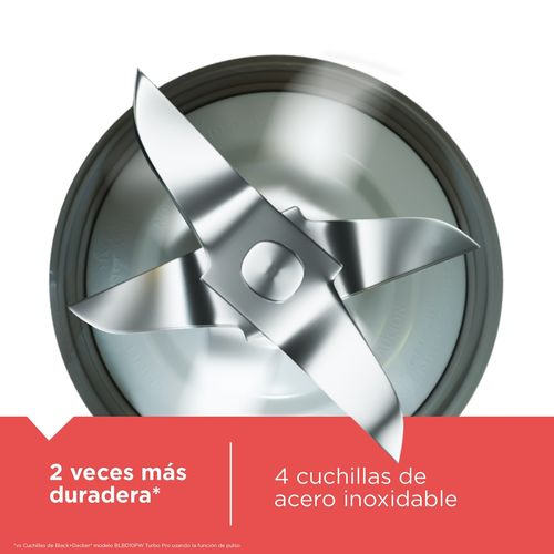 Licuadora Black & Decker BL0876 1WDLA vaso vidrio 8 velocidades