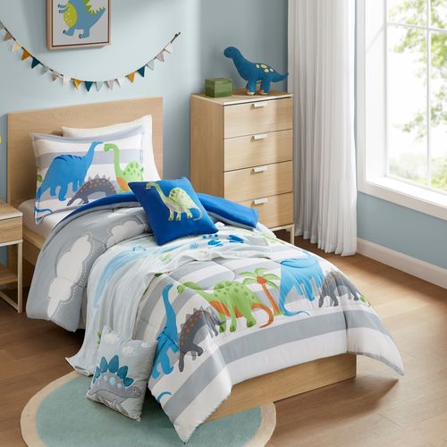 Msk Edredon Dinosaur 3Pzs T Grey