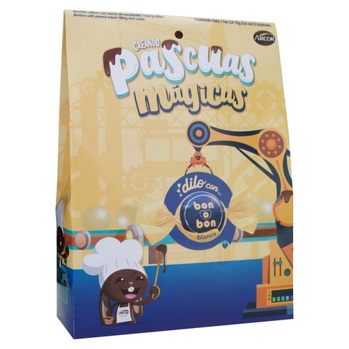 Chocolate Bon o Bon Arcor blanco - 75 g