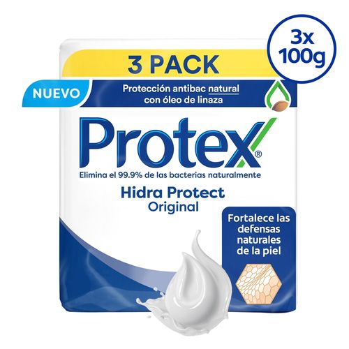 Jabón en Barra Protex hidra protect original 3 pack - 300 g