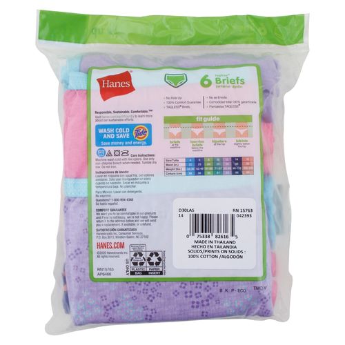 P6 Bloomer Hanes Nina T 6