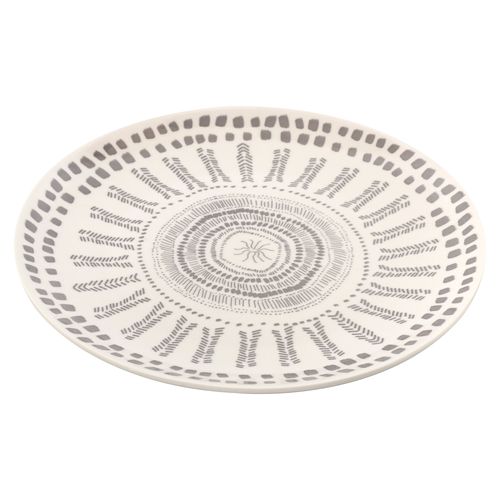 Ms Plato Plano De Porcelana Con Diseno