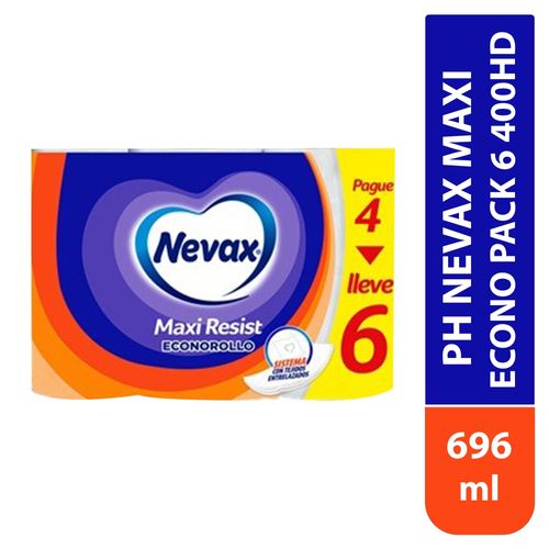 Papel Higienico Nevax económico -400 hojas