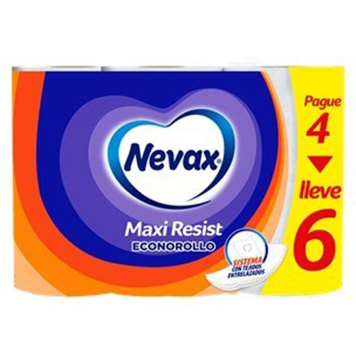 Papel Higienico Nevax económico -400 hojas