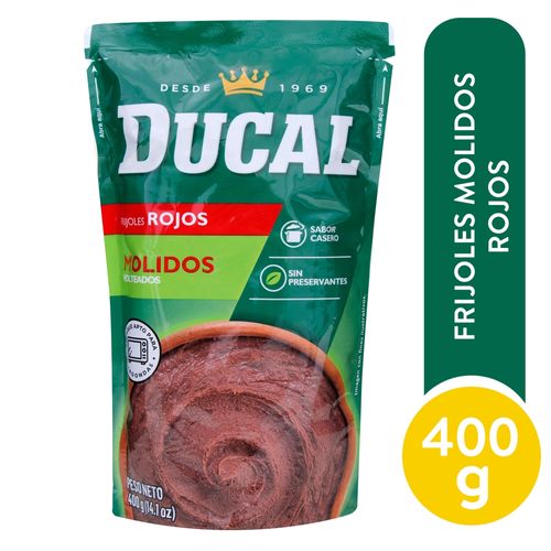 Frijoles volteados Ducal molido rojo doypack - 400 g
