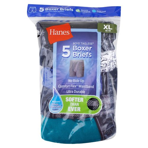 P5 Boxer Brief Nino Hanes Surtido Xl
