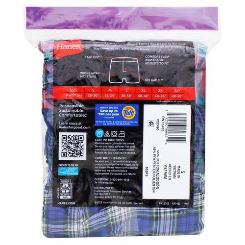 P3 Boxer Hanes Cab Surtido S