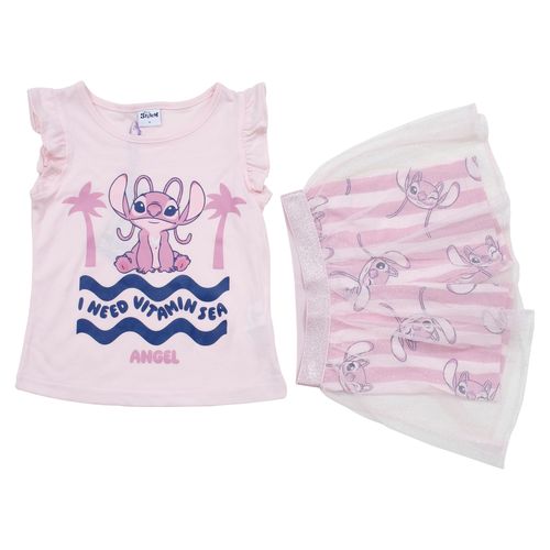 Pijama Nina Stitch Short