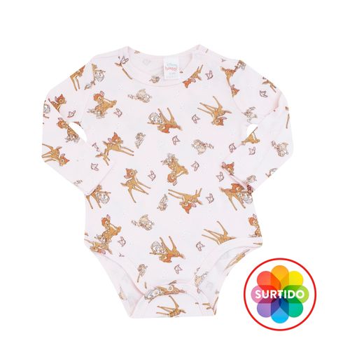 2Pk Mameluco Bambi Disney T 6 36M