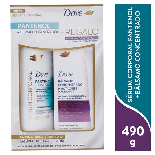 Pack Dove Serum Corporal Pantenol Con Ba