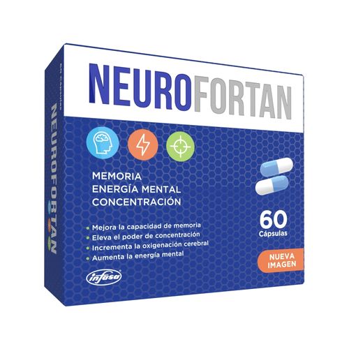 Vitaminas Neurofortan caja 60 cápsulas - Precio indicado por cápsula