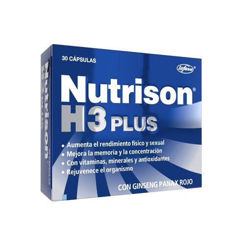 Capsulas Nutrison H3 Plus 30 Unidades  -Precio indicado por Unidad-