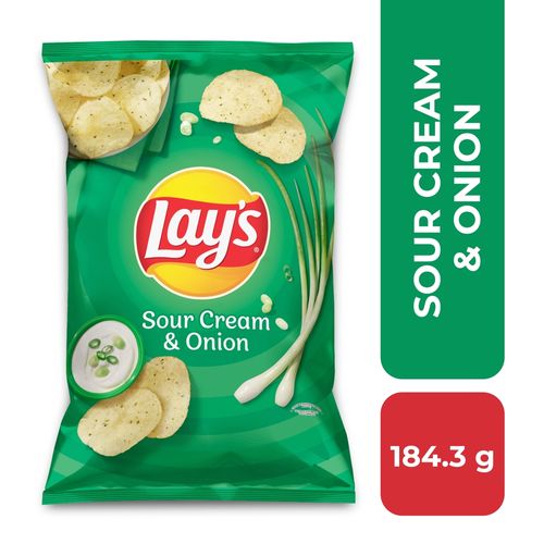 Papas Frito Lay sabor crema y cebolla - 184.3 g