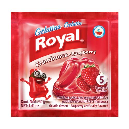 Gelatina Royal Sabor Frambuesa - 40g