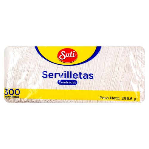 Servilleta Suli Cuadrada - 300 Unidades